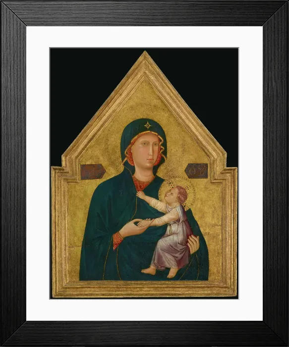 Framed Print : Madonna and Child, 1290-1295. Creator: Saint Cecilia Master Framed Print : Madonna and Child, 1290-1295. Creator: Saint Cecilia Master