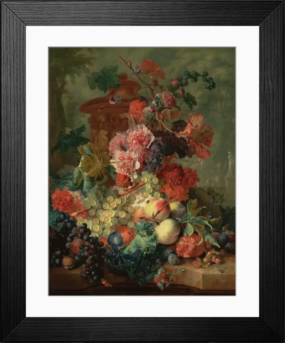 Framed Print : Fruit Piece, 1722. Creator: Jan van Huysum Framed Print : Fruit Piece, 1722. Creator: Jan van Huysum