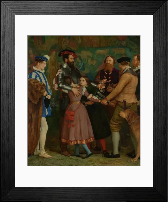 Framed Print : The Ransom, 1860-1862. Creator: John Everett Millais Framed Print : The Ransom, 1860-1862. Creator: John Everett Millais