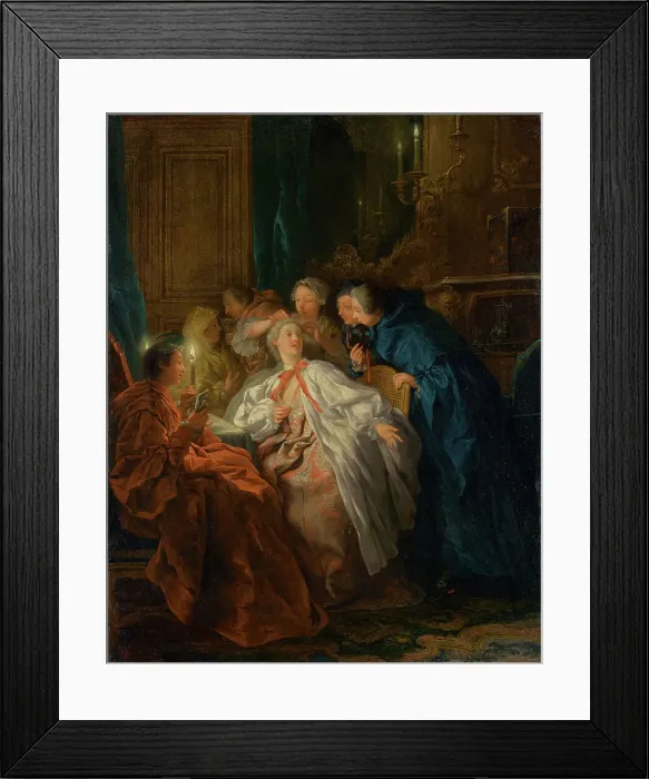 Framed Print : Before the Ball, 1735. Creator: Jean Francois de Troy Framed Print : Before the Ball, 1735. Creator: Jean Francois de Troy