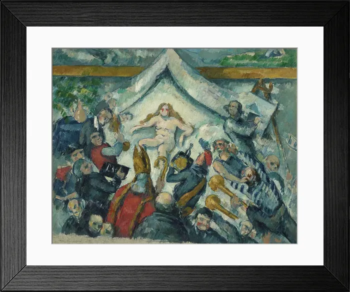 Framed Print : The Eternal Feminine (L'Eternel Feminin), about 1877. Creator: Paul Cezanne