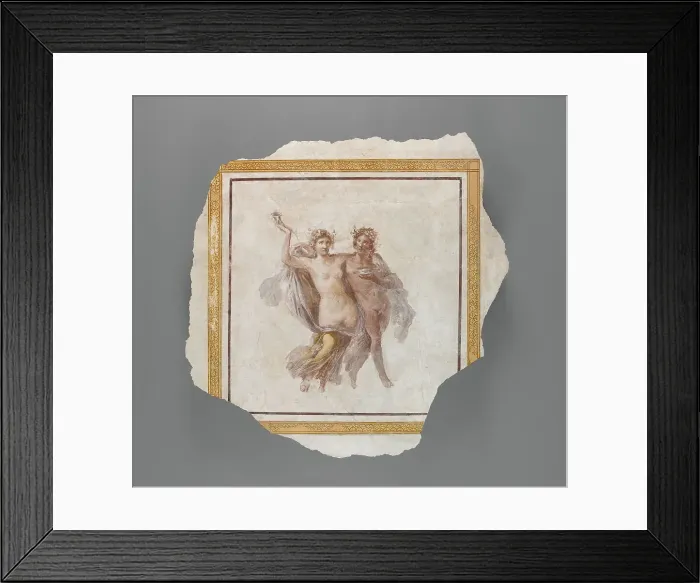 Framed Print : Fresco Panel Depicting Dionysos and Ariadne, A.D. 1-79. Creator: Unknown Framed Print : Fresco Panel Depicting Dionysos and Ariadne, A.D. 1-79. Creator: Unknown