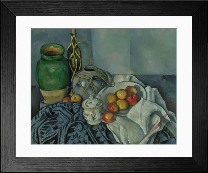 Framed Print : Still Life with Apples, 1893-1894. Creator: Paul Cezanne Framed Print : Still Life with Apples, 1893-1894. Creator: Paul Cezanne
