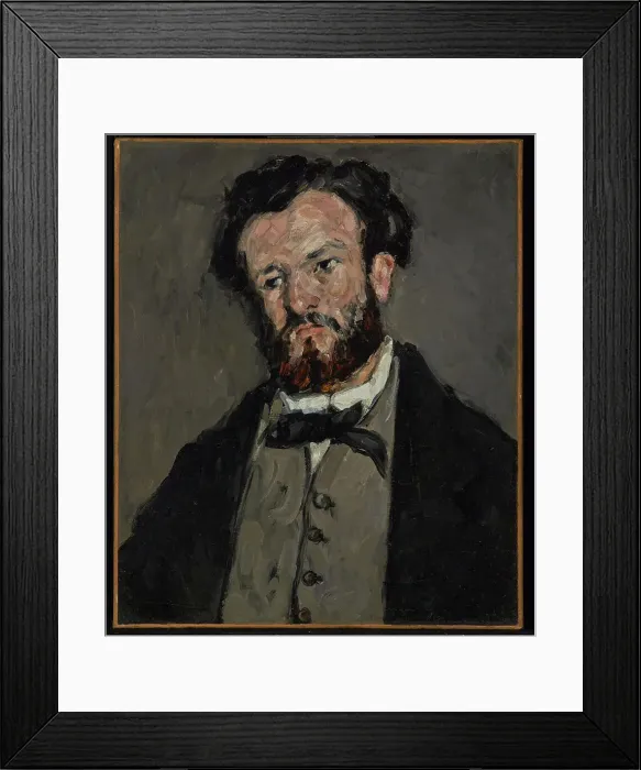 Framed Print : Portrait of Anthony Valabregue, 1869-1871. Creator: Paul Cezanne Framed Print : Portrait of Anthony Valabregue, 1869-1871. Creator: Paul Cezanne