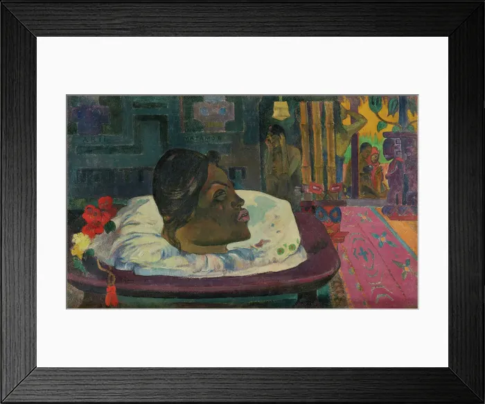 Framed Print : Arii Matamoe (The Royal End), 1892. Creator: Paul Gauguin Framed Print : Arii Matamoe (The Royal End), 1892. Creator: Paul Gauguin