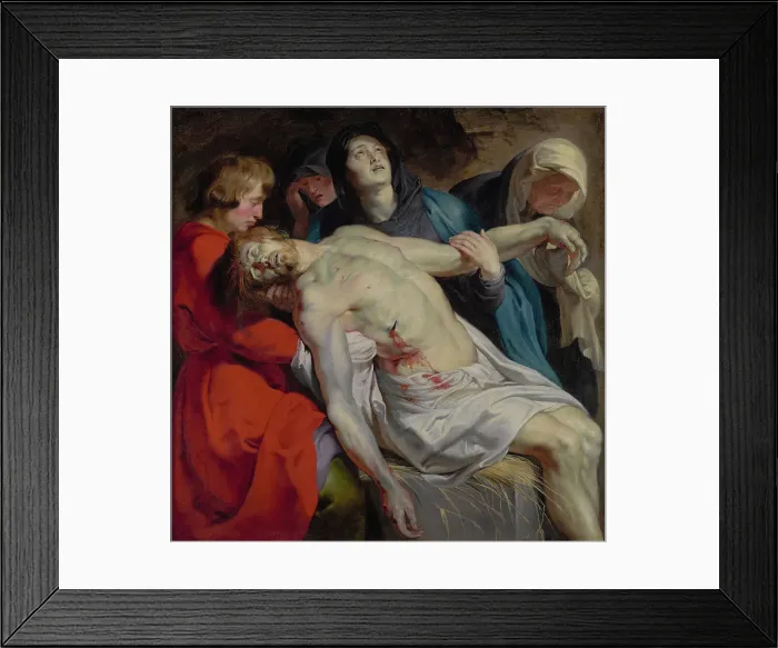 Framed Print : The Entombment, about 1612. Creator: Peter Paul Rubens Framed Print : The Entombment, about 1612. Creator: Peter Paul Rubens