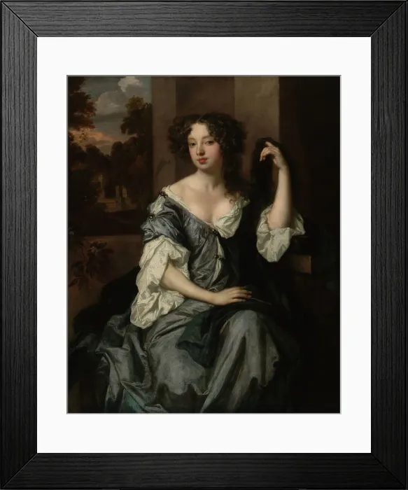 Framed Print : Portrait of Louise de Keroualle, Duchess of Portsmouth, about 1671-1674. Creator: Peter Lely Framed Print : Portrait of Louise de Keroualle, Duchess of Portsmouth, about 1671-1674. Creator: Peter Lely