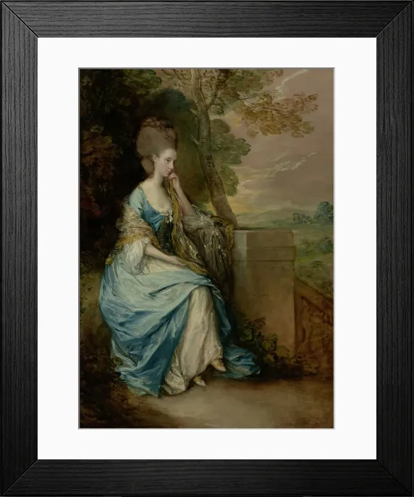Framed Print : Portrait of Anne, Countess of Chesterfield, 1777-1778. Creator: Thomas Gainsborough Framed Print : Portrait of Anne, Countess of Chesterfield, 1777-1778. Creator: Thomas Gainsborough