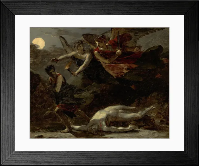 Framed Print : Justice and Divine Vengeance Pursuing Crime, about 1805-1806. Creator: Pierre-Paul Prud'hon Framed Print : Justice and Divine Vengeance Pursuing Crime, about 1805-1806. Creator: Pierre-Paul Prud'hon
