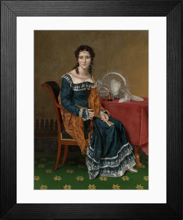 Framed Print : Portrait of a Woman, 1818. Creator: Sophie Rude Framed Print : Portrait of a Woman, 1818. Creator: Sophie Rude