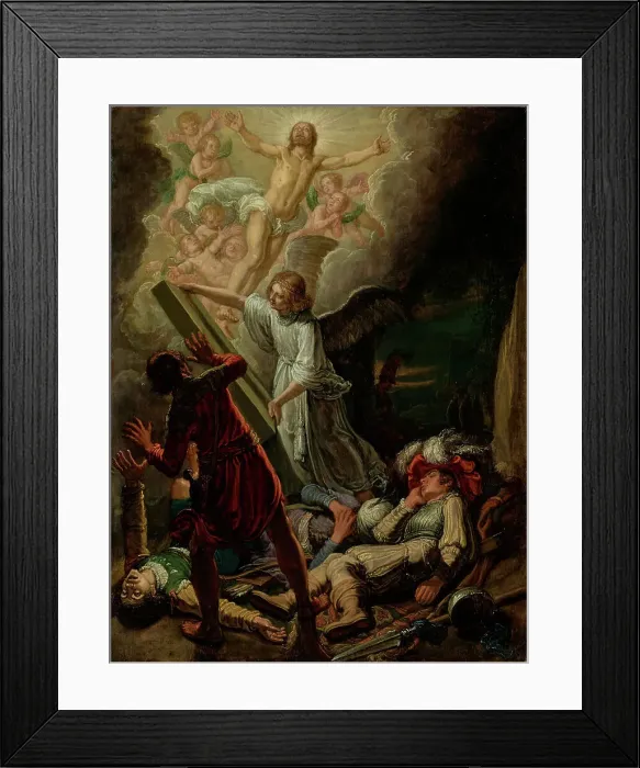 Framed Print : The Resurrection, 1612. Creator: Pieter Lastman Framed Print : The Resurrection, 1612. Creator: Pieter Lastman