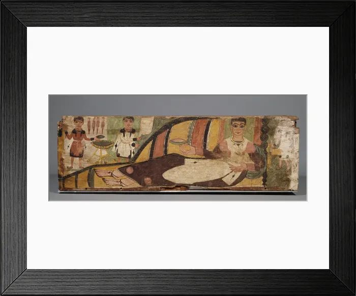 Framed Print : Fragments from a Painted Sarcophagus, 4th century A.D.. Creator: Unknown Framed Print : Fragments from a Painted Sarcophagus, 4th century A.D.. Creator: Unknown