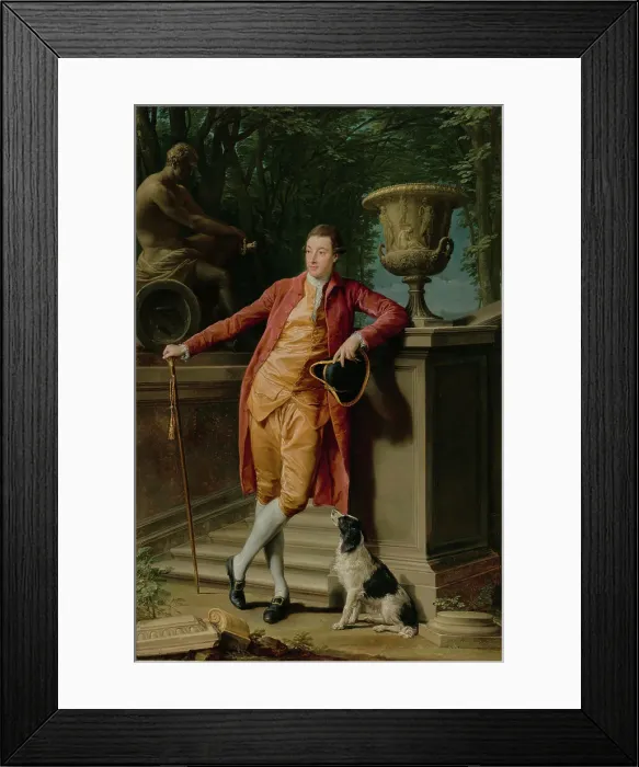 Framed Print : Portrait of John Talbot, later 1st Earl Talbot, 1773. Creator: Pompeo Batoni Framed Print : Portrait of John Talbot, later 1st Earl Talbot, 1773. Creator: Pompeo Batoni
