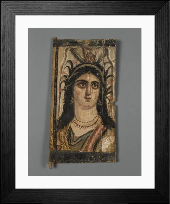 Framed Print : Panel with Painted Image of Isis, A.D. 100-200. Creator: Unknown Framed Print : Panel with Painted Image of Isis, A.D. 100-200. Creator: Unknown