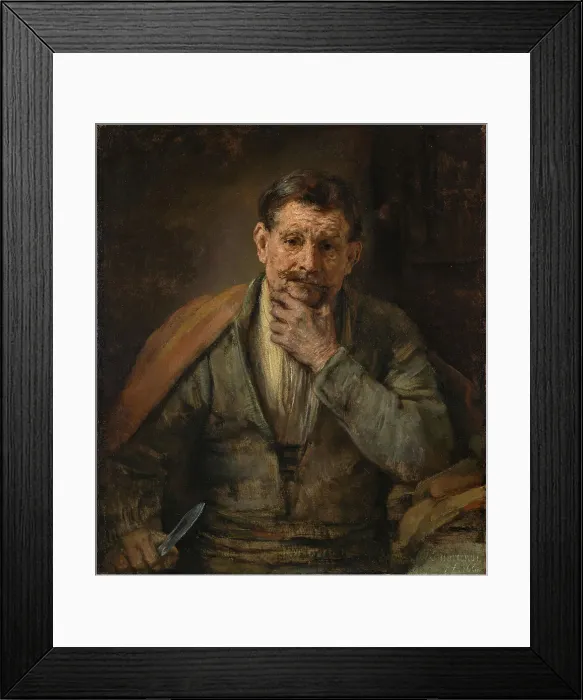 Framed Print : Saint Bartholomew, 1661. Creator: Rembrandt Harmensz van Rijn Framed Print : Saint Bartholomew, 1661. Creator: Rembrandt Harmensz van Rijn
