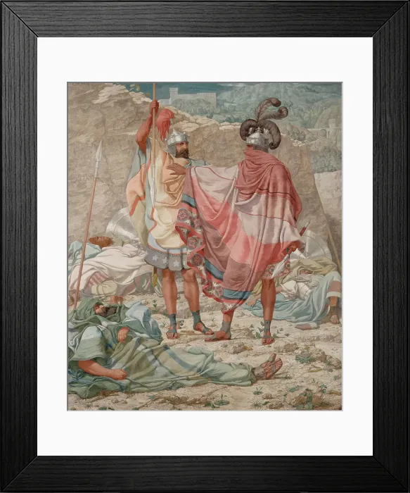 Framed Print : Mercy: David Spareth Saul's Life, 1854. Creator: Richard Dadd Framed Print : Mercy: David Spareth Saul's Life, 1854. Creator: Richard Dadd