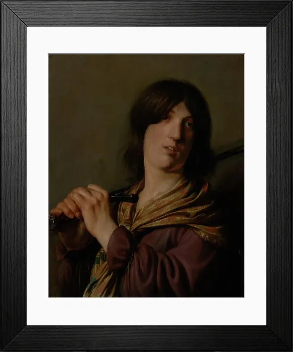 Framed Print : David with His Sword, 1636. Creator: Salomon de Bray Framed Print : David with His Sword, 1636. Creator: Salomon de Bray