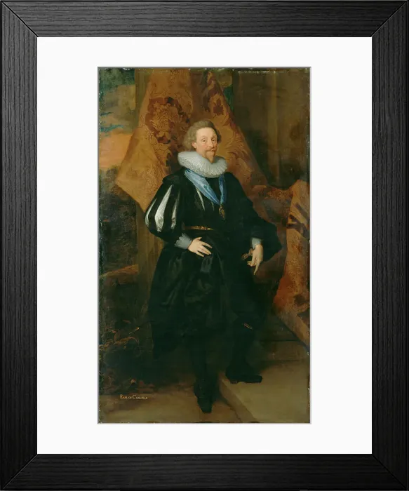Framed Print : Portrait of James Hay, 1st Earl of Carlisle, about 1660s. Creator: Unknown Framed Print : Portrait of James Hay, 1st Earl of Carlisle, about 1660s. Creator: Unknown