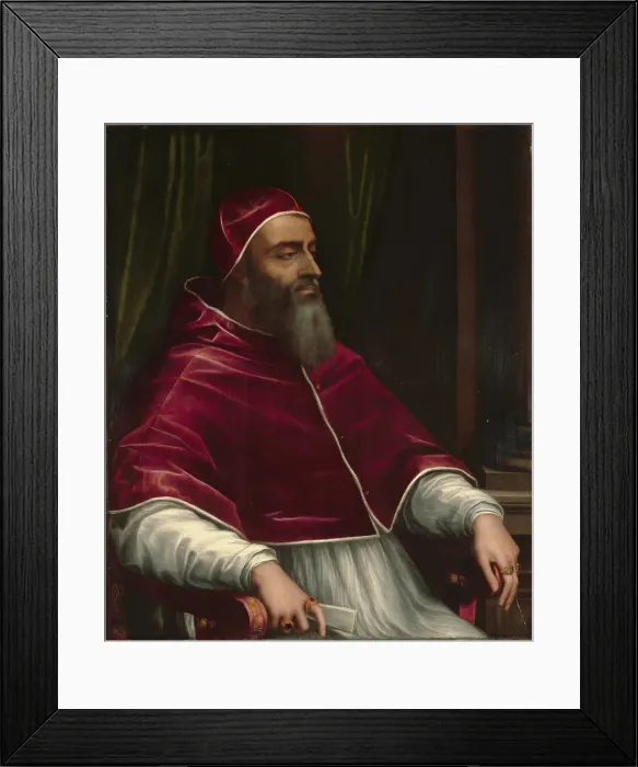 Framed Print : Pope Clement VII, about 1531. Creator: Sebastiano del Piombo Framed Print : Pope Clement VII, about 1531. Creator: Sebastiano del Piombo