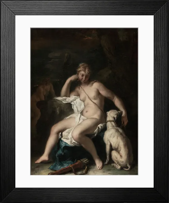 Framed Print : Diana and Her Dog, 1717-1720. Creator: Sebastiano Ricci Framed Print : Diana and Her Dog, 1717-1720. Creator: Sebastiano Ricci