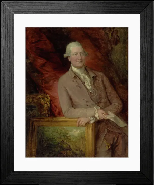 Framed Print : Portrait of James Christie (1730-1803), 1778. Creator: Thomas Gainsborough Framed Print : Portrait of James Christie (1730-1803), 1778. Creator: Thomas Gainsborough