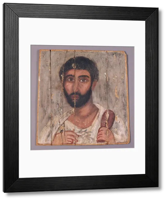 Framed Print : Portrait of a Bearded Man, A.D. 100. Creator: Unknown Framed Print : Portrait of a Bearded Man, A.D. 100. Creator: Unknown