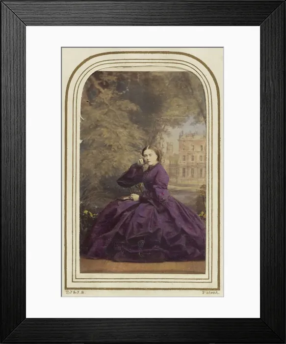 Framed Print : Victoria, Crown Princess of Germany, Princess Royal of Great Britain, about 1860-1861. Creator: Camille Silvy Framed Print : Victoria, Crown Princess of Germany, Princess Royal of Great Britain, about 1860-1861. Creator: Camille Silvy