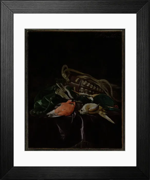 Framed Print : Still Life with Dead Birds and Game Bag, 1674. Creator: Willem van Aelst Framed Print : Still Life with Dead Birds and Game Bag, 1674. Creator: Willem van Aelst