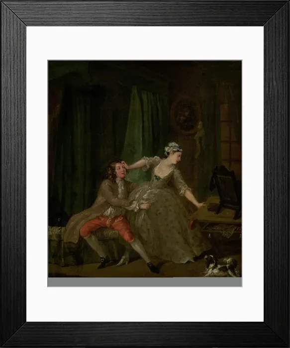 Framed Print : Before, 1730-1731. Creator: William Hogarth Framed Print : Before, 1730-1731. Creator: William Hogarth