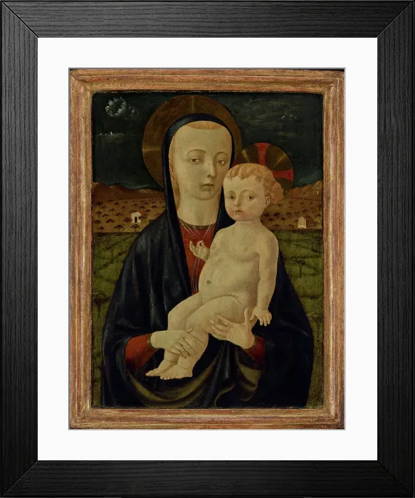 Framed Print : Madonna and Child, about 1470-1475. Creator: Workshop of Paolo Uccello Framed Print : Madonna and Child, about 1470-1475. Creator: Workshop of Paolo Uccello