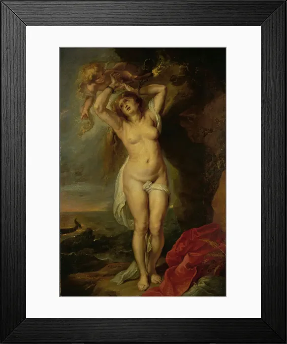 Framed Print : Andromeda, about 1640s. Creator: Workshop of Peter Paul Rubens Framed Print : Andromeda, about 1640s. Creator: Workshop of Peter Paul Rubens