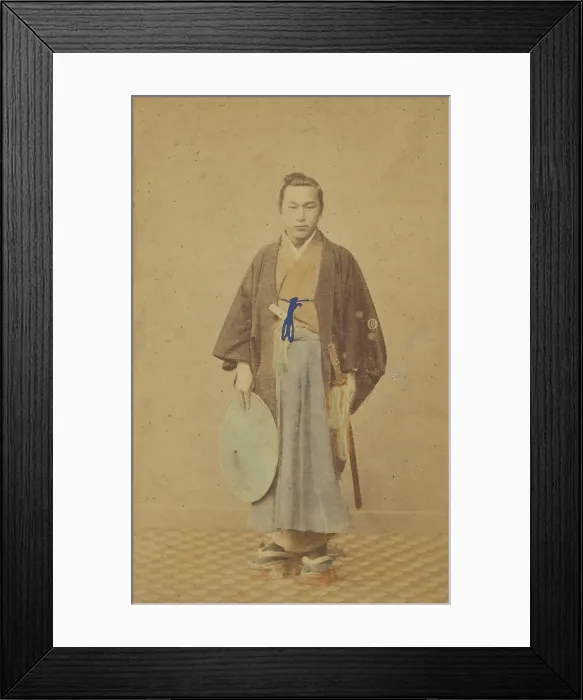 Framed Print : Japanese Naval Officer. 1865-1875. Creator: Unknown Framed Print : Japanese Naval Officer. 1865-1875. Creator: Unknown