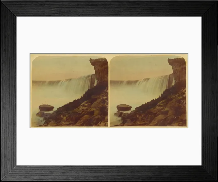 Framed Print : Table Rock, Niagara. 1859. Creator: William England Framed Print : Table Rock, Niagara. 1859. Creator: William England