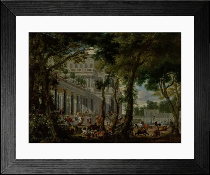 Framed Print : Ulysses at the Palace of Circe, 1667. Creators: Wilhelm Schubert van Ehrenberg, Carl Borromaus Andreas Ruthart Framed Print : Ulysses at the Palace of Circe, 1667. Creators: Wilhelm Schubert van Ehrenberg, Carl Borromaus Andreas Ruthart