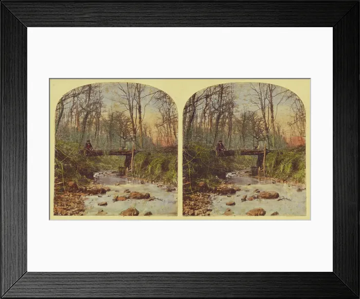 Framed Print : The Brook that brawls along the Wood. 1857-1859. Creator: William Morris Grundy Framed Print : The Brook that brawls along the Wood. 1857-1859. Creator: William Morris Grundy