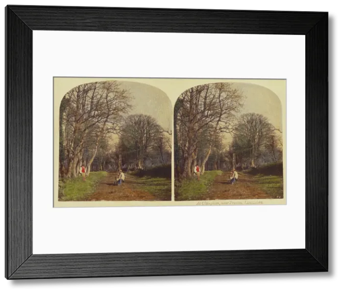 Framed Print : At Claughton, near Preston, Lancashire. 1857-1859. Creator: William Morris Grundy Framed Print : At Claughton, near Preston, Lancashire. 1857-1859. Creator: William Morris Grundy