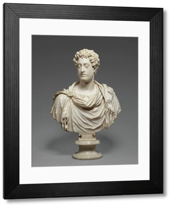 Framed Print : Bust of Emperor Commodus, A.D. 180-185. Creator: Unknown Framed Print : Bust of Emperor Commodus, A.D. 180-185. Creator: Unknown