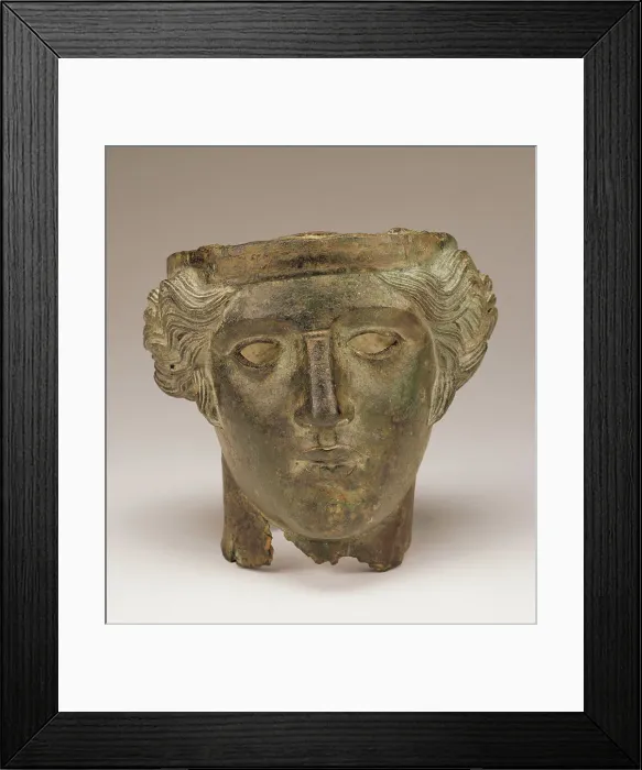 Framed Print : Head of Bacchus, 1st century A.D. Creator: Unknown Framed Print : Head of Bacchus, 1st century A.D. Creator: Unknown