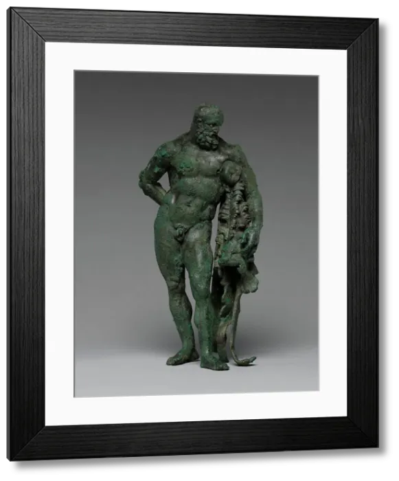 Framed Print : Statuette of Hercules, A.D. 1-100. Creator: Unknown Framed Print : Statuette of Hercules, A.D. 1-100. Creator: Unknown