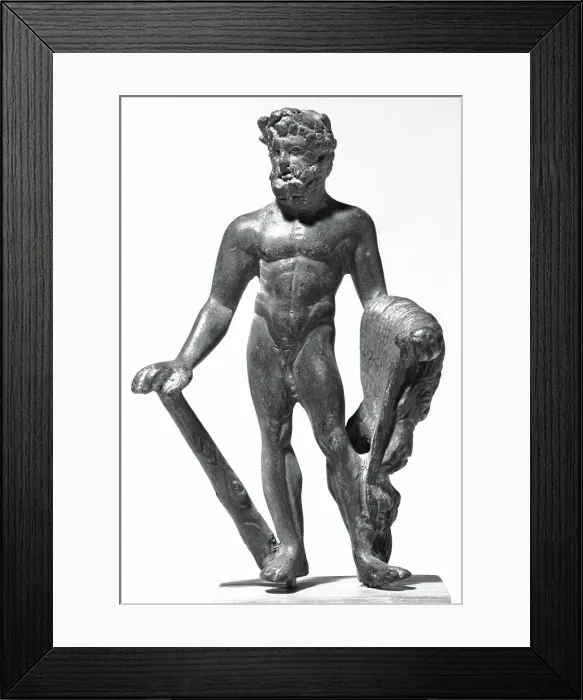 Framed Print : Statuette of Hercules Holding the Apples of the Hesperides, 2nd-3rd century A.D. Creator: Unknown Framed Print : Statuette of Hercules Holding the Apples of the Hesperides, 2nd-3rd century A.D. Creator: Unknown