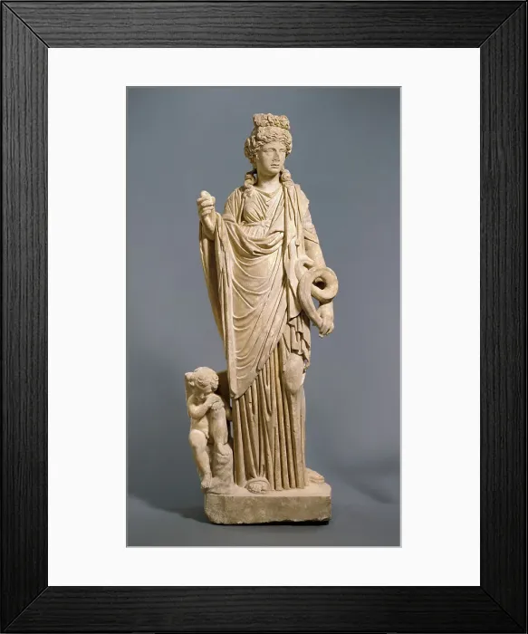 Framed Print : Statue of Salus, A.D. 200-250. Creator: Unknown Framed Print : Statue of Salus, A.D. 200-250. Creator: Unknown