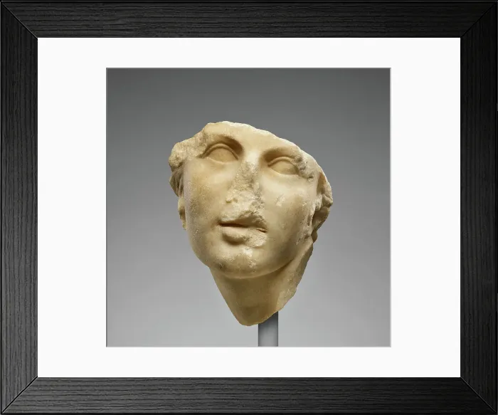 Framed Print : Head of Venus (Crouching Aphrodite type), 1st-2nd century A.D. Creator: Unknown Framed Print : Head of Venus (Crouching Aphrodite type), 1st-2nd century A.D. Creator: Unknown