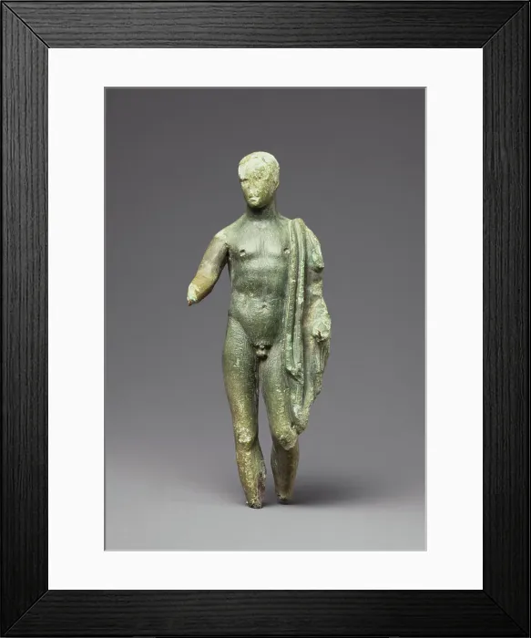 Framed Print : Statuette of Mercury, late 1st century B.C.-1st century A.D. Creator: Unknown Framed Print : Statuette of Mercury, late 1st century B.C.-1st century A.D. Creator: Unknown