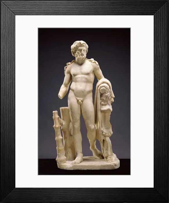 Framed Print : Statue of Hercules, A.D. 100-199. Creator: Unknown Framed Print : Statue of Hercules, A.D. 100-199. Creator: Unknown