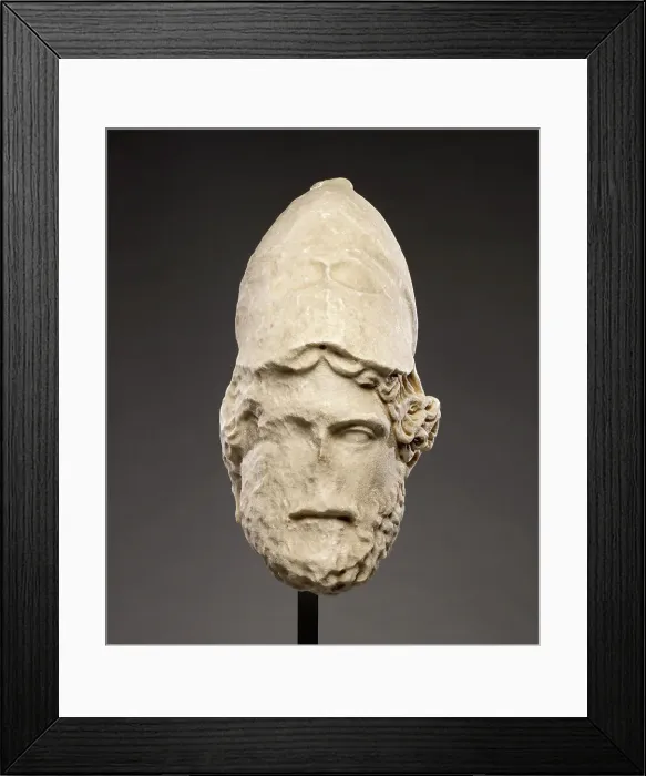 Framed Print : Portrait of Xanthippos, 1st-2nd century A.D. Creator: Unknown Framed Print : Portrait of Xanthippos, 1st-2nd century A.D. Creator: Unknown