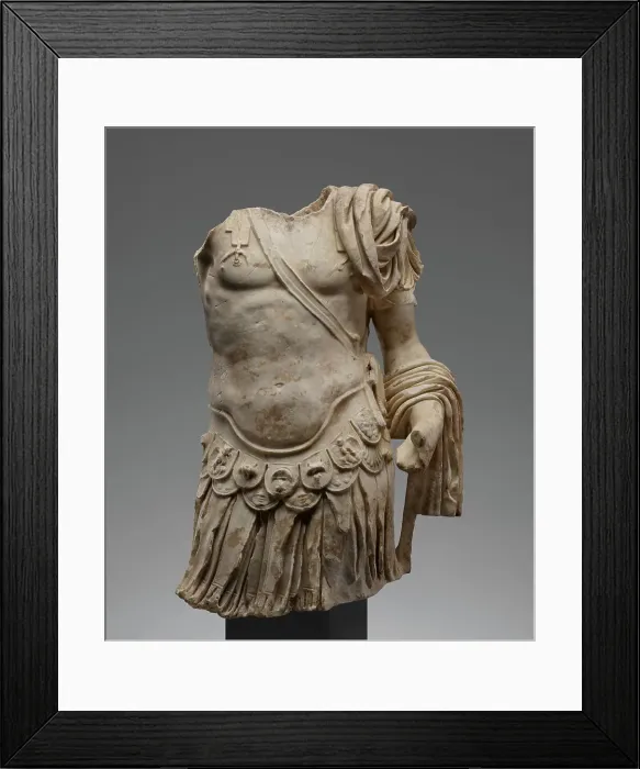 Framed Print : Torso of a Cuirassed Statue, A.D. 81-96. Creator: Unknown Framed Print : Torso of a Cuirassed Statue, A.D. 81-96. Creator: Unknown