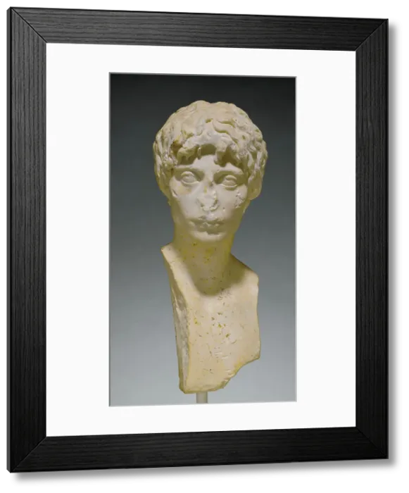 Framed Print : Portrait Bust of a Roman Adolescent, A.D. 170-190. Creator: Unknown Framed Print : Portrait Bust of a Roman Adolescent, A.D. 170-190. Creator: Unknown
