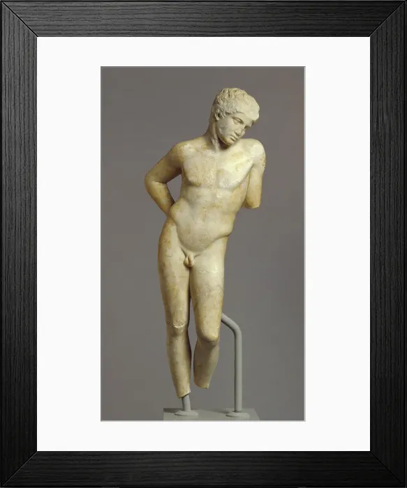 Framed Print : Statue of a Youth (Narcissus type), 2nd century A.D. Creator: Unknown Framed Print : Statue of a Youth (Narcissus type), 2nd century A.D. Creator: Unknown
