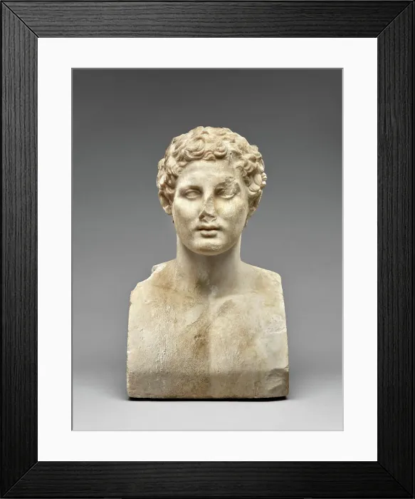 Framed Print : Herm of a Man (Ares Ludovisi type), first half of 1st century A.D. Creator: Unknown Framed Print : Herm of a Man (Ares Ludovisi type), first half of 1st century A.D. Creator: Unknown