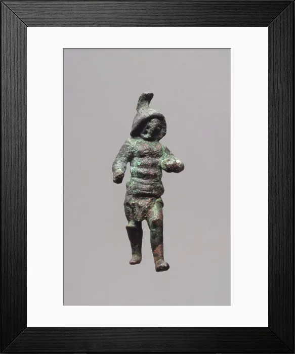 Framed Print : Statuette of a Gladiator, 2nd century A.D. Creator: Unknown Framed Print : Statuette of a Gladiator, 2nd century A.D. Creator: Unknown